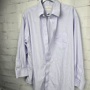 Gold Label Roundtree & Yorke Full Fit Men's Purple Dress Shirt